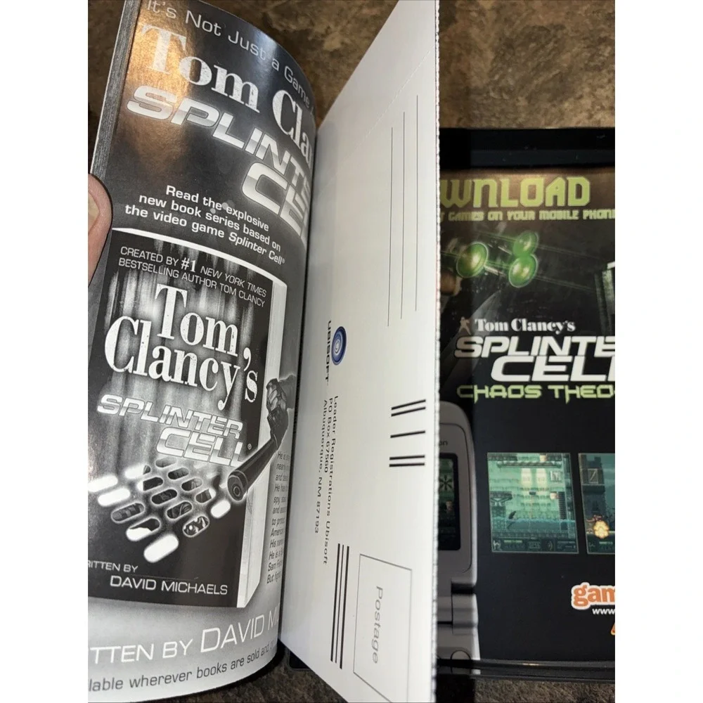 Tom Clancy's Splinter Cell: Chaos Theory PC DVD-ROM mint